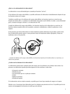 ¿Qué es a la enfermedad de la tuberculosis?