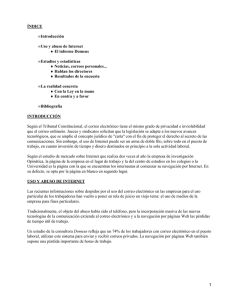 Uso y abuso de Internet en el trabajo