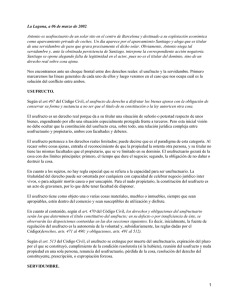 Usufructo y servidumbre
