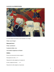 Visión del Sermón; Paul Gauguin