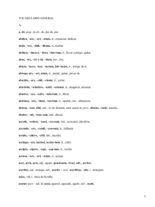 Vocabulario latino