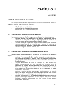 CAPÍTULO III ACCIONES Artículo 9º Clasificación de las acciones