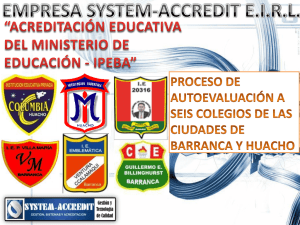 Acreditación calidad educativa en Perú