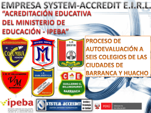 Acreditación de calidad educativa en Perú