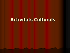 Activitats culturals per a persones amb discapacitats