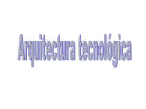 Arquitectura tecnológica