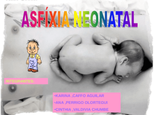 Asfixia neonatal