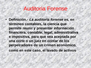 Auditoria Forense