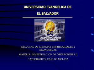 UNIVERSIDAD EVANGELICA DE EL SALVADOR