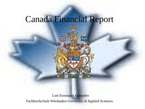 Canada Financial Report