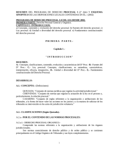 Derecho Procesal I