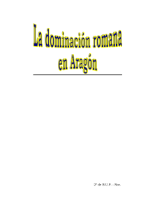 Dominación romana en Aragón