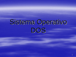 DOS (Disk Operating System)