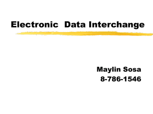 Electronic  Data Interchange Maylin Sosa 8-786-1546
