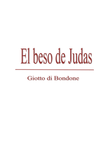 El Beso de Judas. Giotto