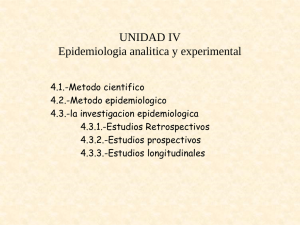 Epidemiología analítica y experimental