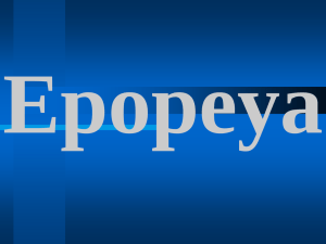 Epopeya