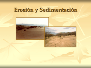 Erosión y sedimentación