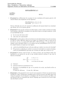 Universidad de Almería Dpto. Estadística y Matemática Aplicada