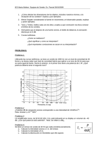 Examen Parcial de Equipos de Sonido