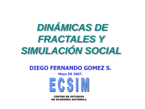 Fractales y simulación social