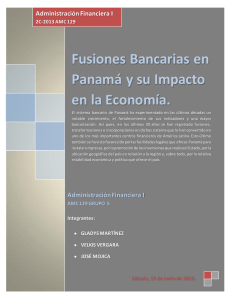 Fusiones bancarias en Panamá e impacto en la Economía