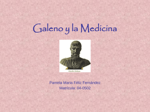 Galeno y la medicina