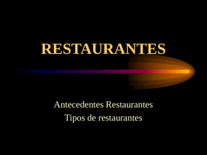 Gastronomía: Restaurantes