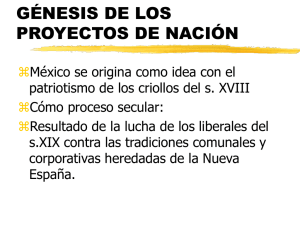 Génesis de los proyectos de México