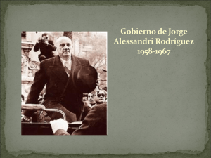 Gobierno de Jorge Alessandri Rodríguez 1958-1967