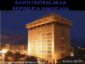REPUBLICA BANCO CENTRAL DE LA DOMINICANA