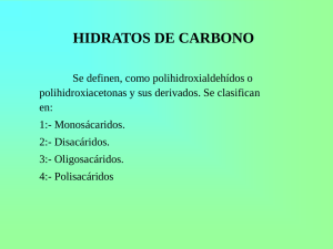 HIDRATOS DE CARBONO