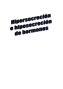 Hipersecreción e hiposecreción de hormonas