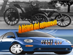 Historia del automóvil