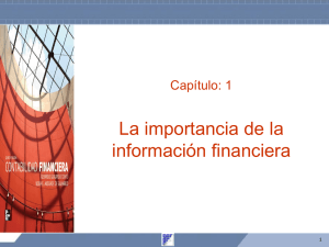 Importancia de la información financiera