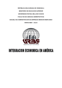 Integración económica en Ámerica