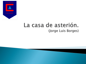 La casa de asterión; Jorge Luis Borges