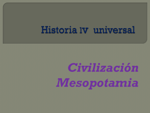 La civilización Mesopotámica