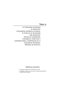 La comunidad autónoma de Andalucía