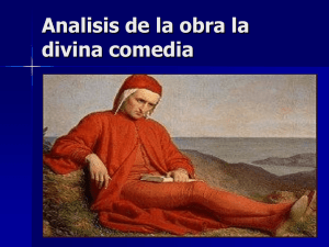 Analisis de la obra la divina comedia