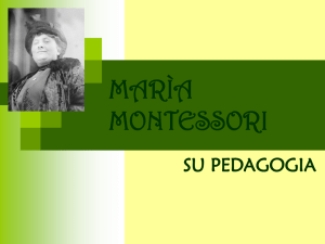 María Montessori: su pedagogía