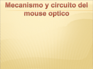 Mecanismo y circuito del mouse optico