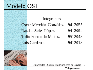 Modelo OSI (Open Systems Interconnection)