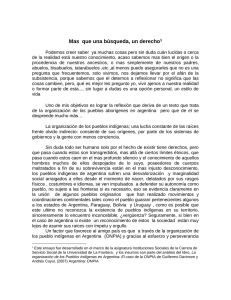 Organización de los pueblos indígenas en Argentina
