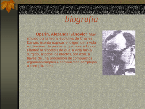 biografía Oparin, Alexandr Ivánovich