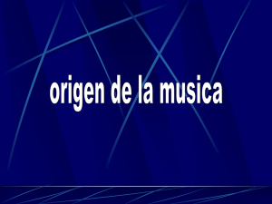 Origenes de la música