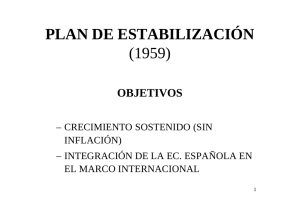 Plan de estabilización de 1959