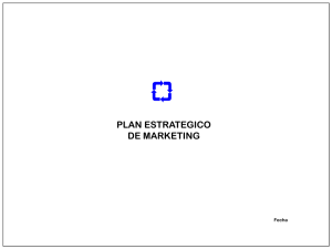 Plan estratégico de marketing