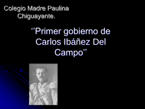 Primer gobierno de Carlos Ibáñez Del Campo
