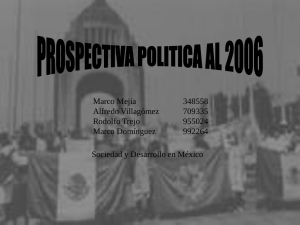 Prospectiva política para el 2006 en México